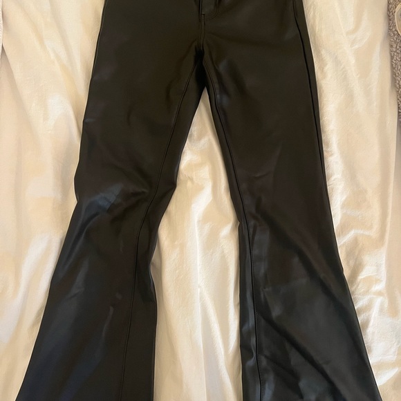 American eagle faux leather flare pants - Picture 4 of 4